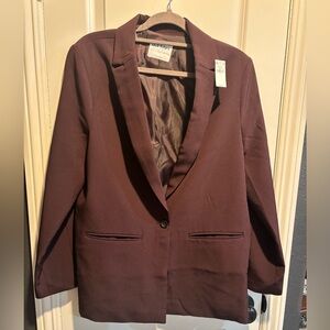 Old Navy Women's Dark Maroon Blazer